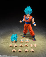Super Saiyan God Super Saiyan Goku -Blue Power Transcending Limits- (Bandai SH Figuarts, Dragon Ball) - Bitz & Buttons