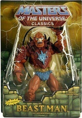 Beast Man with White Mailer (MOTU Classics Masters of the Universe, Mattel) SEALED