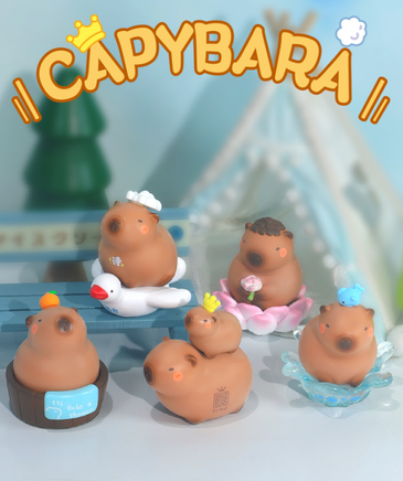 Capybara Figurine (BCMini, Blind Box) - Bitz & Buttons