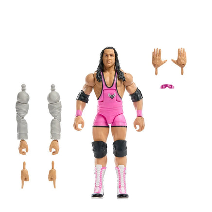 Bret Hitman Hart Military BAF Nick Aldis (WWE Elite, Mattel) SEALED - Bitz & Buttons
