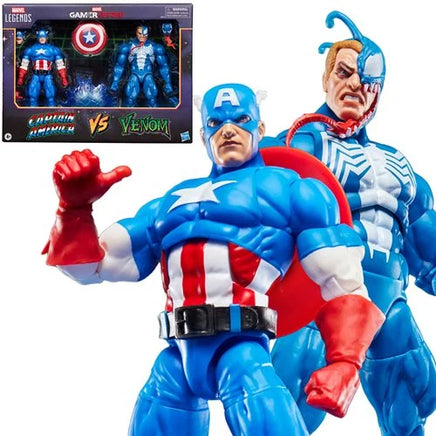 Captain America vs Venom Gamerverse (Marvel Legends, Hasbro) SEALED - Bitz & Buttons