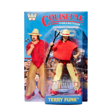 Terry Funk Coliseum  (WWE Ultimate Elite, Mattel) SEALED - Bitz & Buttons