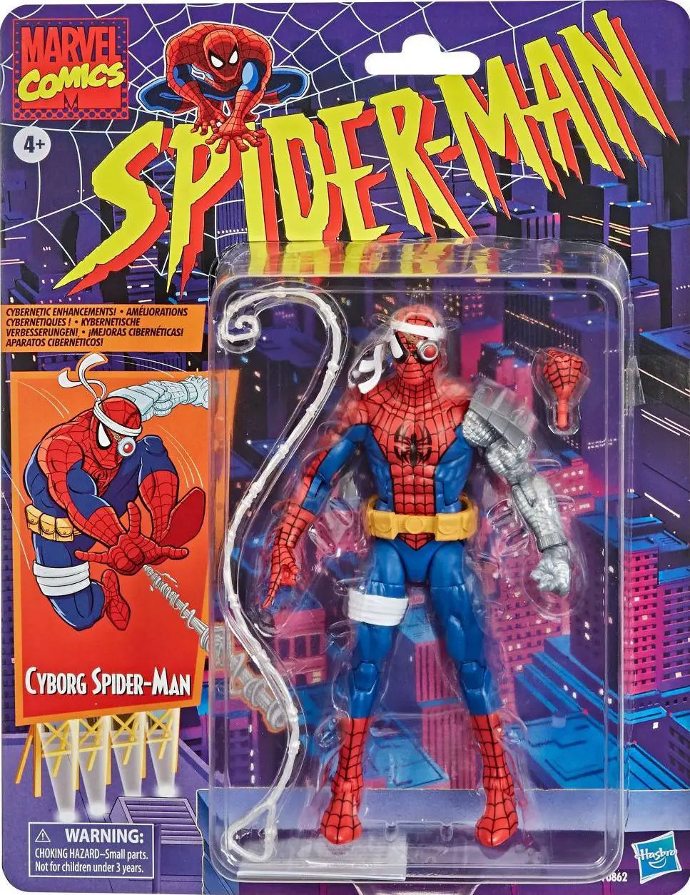 Cyborg spider man store toy