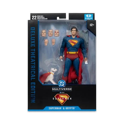Superman & Krypto Theatrical Edition (DC Multiverse, McFarlane) - Bitz & Buttons