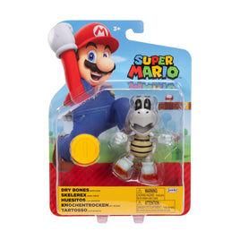 Dry Bones 4" (Super Mario Brothers, Jakks Pacific) **SEALED**