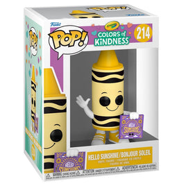 Hello Sunshine Gelber Buntstift Nr. 214 (Crayola, Funko Pop)