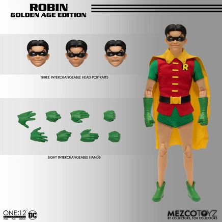 Golden Age Robin (Mezco One:12, Batman) - Bitz & Buttons