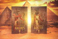 Anubus & Bastet Gods of Ancient Egypt (Mythic Legions Figura Obscura, Four Horsemen)