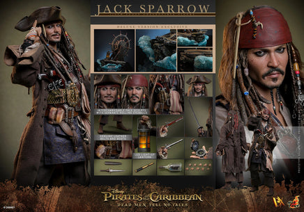 Dead Man Tell No Tales Jack Sparrow DX38 (Hot Toys, Pirates of the Caribbean) - Bitz & Buttons