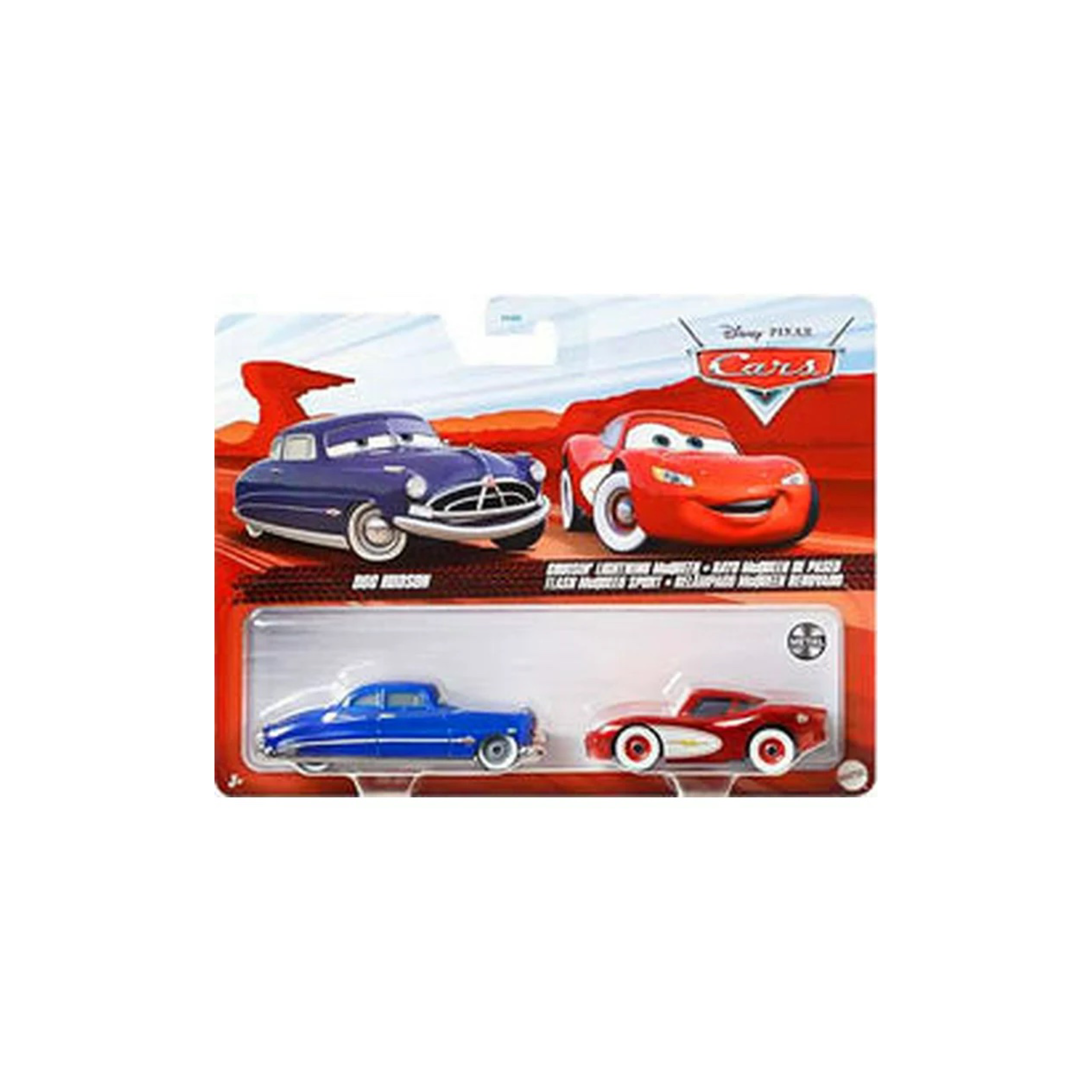 Race Offical Tom & Lightning Mcqueen (Disney Cars, Mattel