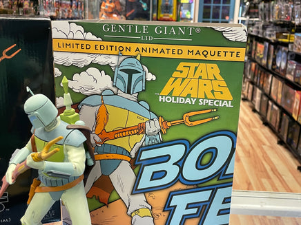 Holiday Special Boba Fett Statue (Gentle Giant, Star Wars - Bitz & Buttons