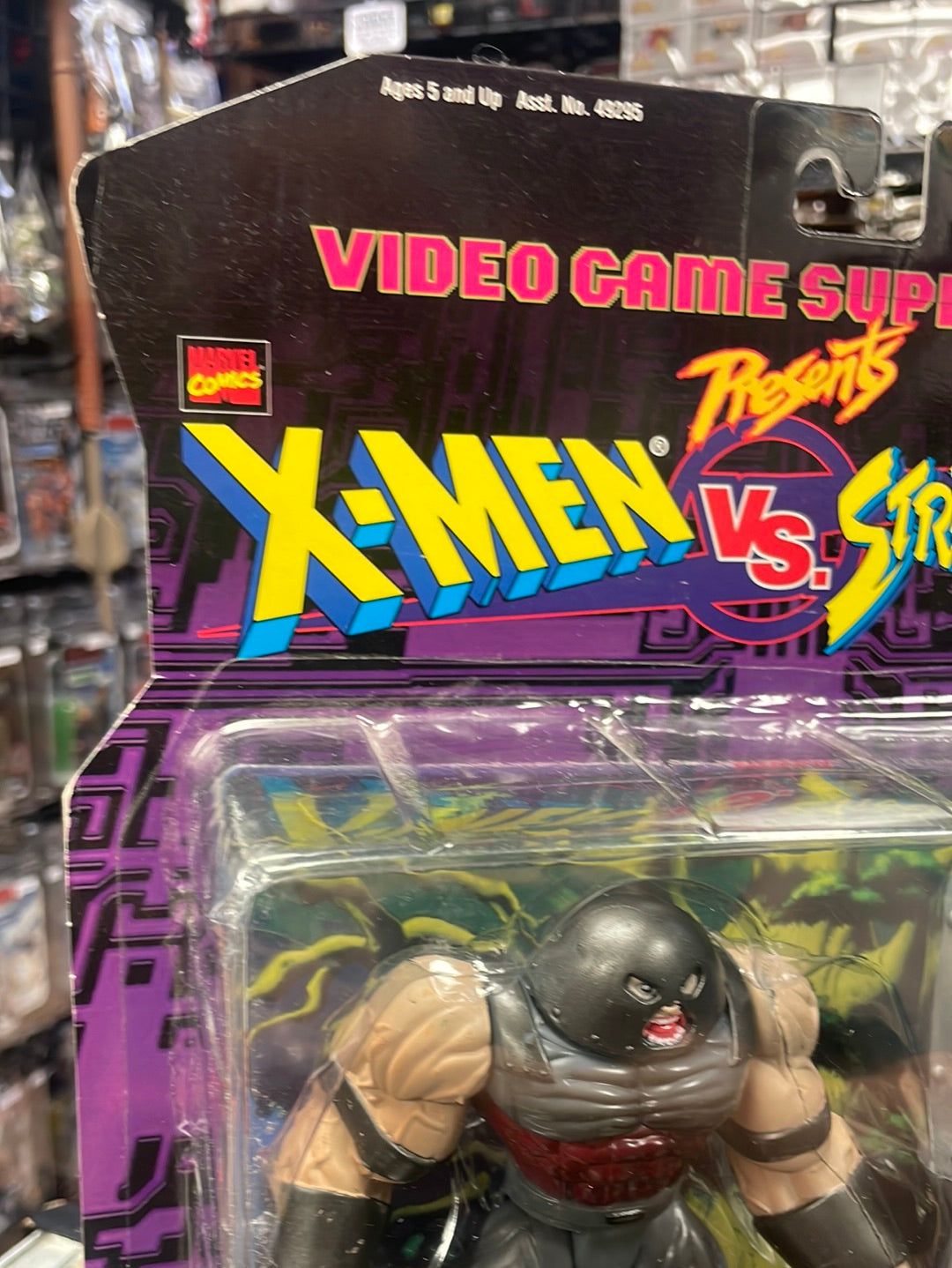 X-Men Vs Street Fighter Juggernaut&Dhalsim Figures NEW Toy Biz 1998 Capcom  READ