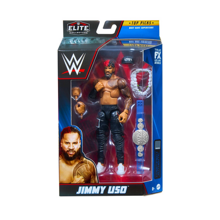 Jimmy Uso Top Picks (WWE Elite, Mattel) - Bitz & Buttons