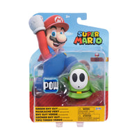 Green Shy Guy 4" (Super Mario Brothers, Jakks Pacific) **SEALED**