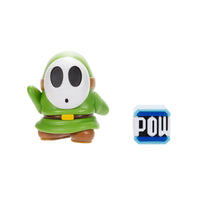 Green Shy Guy 4" (Super Mario Brothers, Jakks Pacific) **SEALED**