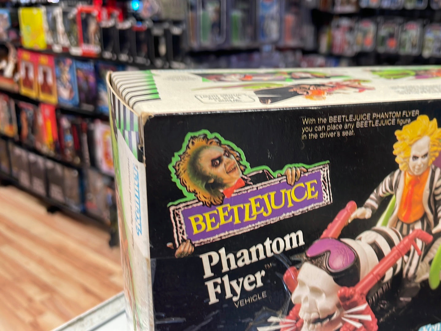 Phantom Flyer (Vintage Beetlejuice, Kenner) SEALED BOX| Bitz & Buttons