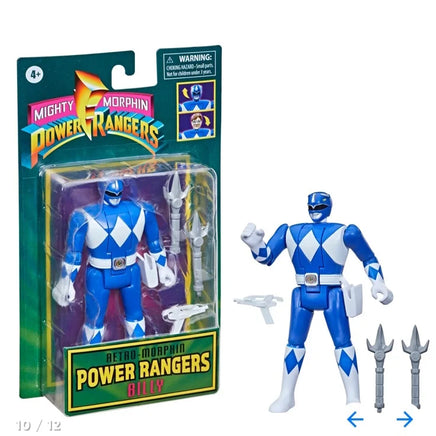 Head Flipping Blue Ranger (Power Rangers MMPR, Retro Collection) - Bitz & Buttons