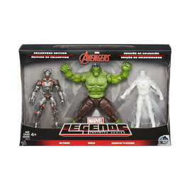 Ultron, Hulk, Vision 3 Pack (Marvel Legends, Hasbro)
