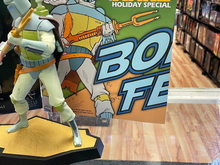 Holiday Special Boba Fett Statue (Gentle Giant, Star Wars - Bitz & Buttons