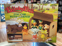 Log Car with Camper (Vintage Blinky Bill, ERTL) Unused Contents