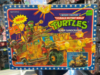 Sewer Sandcruiser SEALED BOX (Vintage TMNT Ninja Turtles, Playmates) - Bitz & Buttons