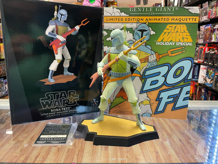 Holiday Special Boba Fett Statue (Gentle Giant, Star Wars - Bitz & Buttons