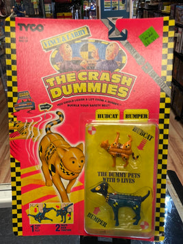 Hubcat & Bumper (Vintage Incredible Crash Dummies, TYCO) SEALED - Bitz & Buttons