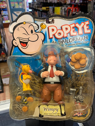 Wimpy with Burgers Figure (Mezco, Popeye the Salorman) - Bitz & Buttons