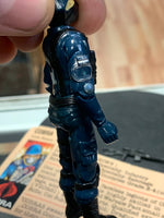 Cobra Officer V1 with File Card Straight Arm BB (Vintage GI Joe, Hasbro) Complete - Bitz & Buttons