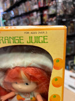 Orange Juice Doll 3079 (Vintage Strawberry Shortcake KO, Blue Box 1981) NIB