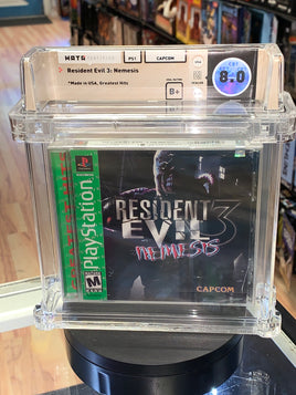 Resident Evil 3: Nemesis GH (PS1 Sony PlayStation, Sealed) **WATA Graded 8.0**