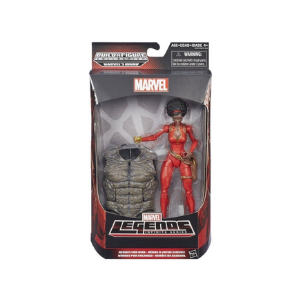Misty Knight BAF Rhino Marvel Legends Hasbro Bitz Buttons