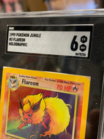 Jungle Flareon 3/64 Holo (Wizards TCG, Pokémon) SGC 6 - Bitz & Buttons