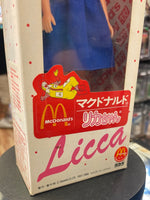 Vintage Licca Rika Chan Uniform Girl Doll (Takara 1989, McDonalds)  Open Box - Bitz & Buttons