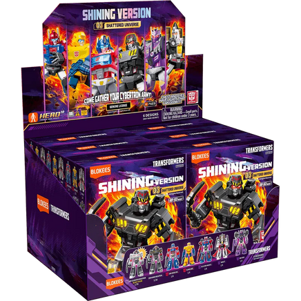 Shattered Universe Shiny Version CASE (Transformers Shining, Blokees) SEALED CASE - Bitz & Buttons