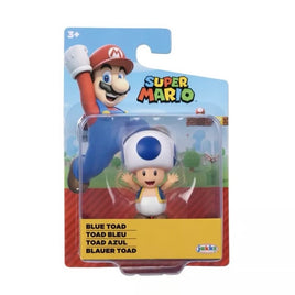 Blue Toad 2.5" (Jakks Pacific, Super Mario Brothers)