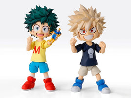 Izuku Midoriya & Katsuki Bakugo -Childhood Set- (Bandai SH Figuarts, My Hero Academia) *SEALED*