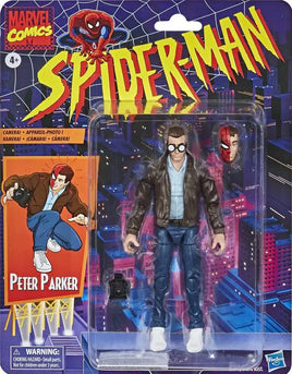 Peter Parker Spider-Man  (Marvel Legends Retro, Hasbro) - Bitz & Buttons