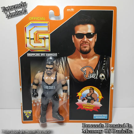 Diesel '94 Orange Card (Grapplers & Gimmicks WWF, Hasttel Toys) - Bitz & Buttons