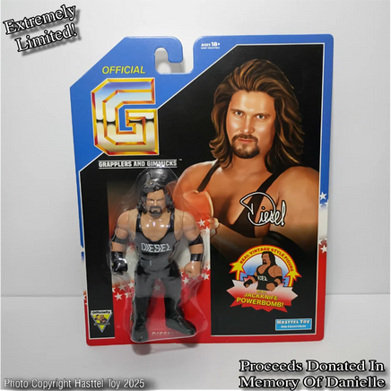Kevin Nash As Diesel '95 (Grapplers & Gimmicks WWF, Hasttel Toys) - Bitz & Buttons