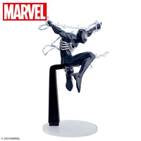Black Costume Spider-Man Statue (Marvel Comics, Luminasta)