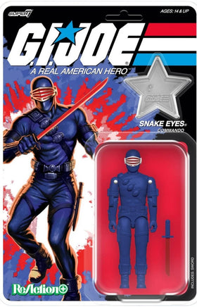 Snake Eyes -America's 250th Anniversary- (Vintage Style GI Joe, Super7 Reaction+) *SEALED* - Bitz & Buttons