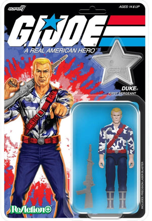 Duke -America's 250th Anniversary- (Vintage Style GI Joe, Super7 Reaction+) *SEALED* - Bitz & Buttons