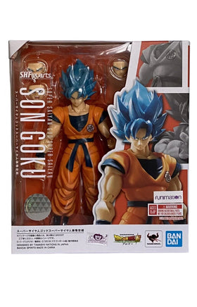 Super Saiyan God Super Saiyan Son Goku (Dragon Ball DBZ, Bandai SH Figuarts) SEALED - Bitz & Buttons
