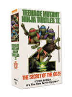 Secret of the Ooze Turtles 4 Pack (TMNT Ninja Turtles, NECA) Sealed