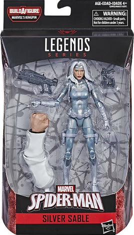 Silver Sable BAF Kingpin (Marvel Legends, Hasbro)