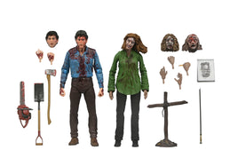 Ultimate Ash & Cheryl Figure Set (Evil Dead, NECA) SEALED - Bitz & Buttons
