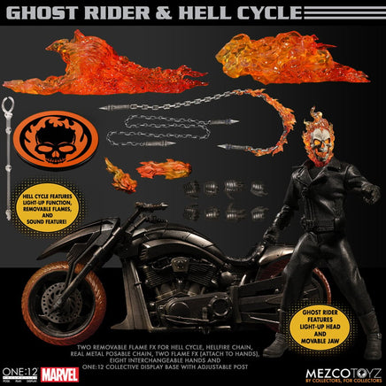 Ghost Rider Deluxe Edition (Marvel, Mezco One:12) Sealed - Bitz & Buttons