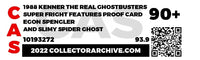 Proof Prototype: Fright Features Egon Spengler (Ghostbuster, Kenner) **CAS Graded 90+**