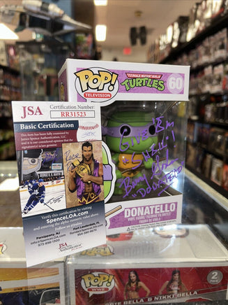 Donatello Signed By Barry Gordon (Funko Pop, TMNT) **JSA Authenticated* - Bitz & Buttons